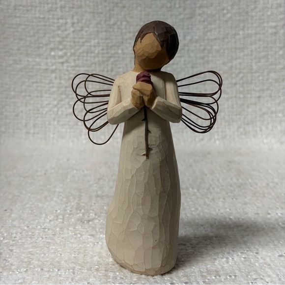 Willow Tree Other - Willow Tree Angel Figurine with Rose